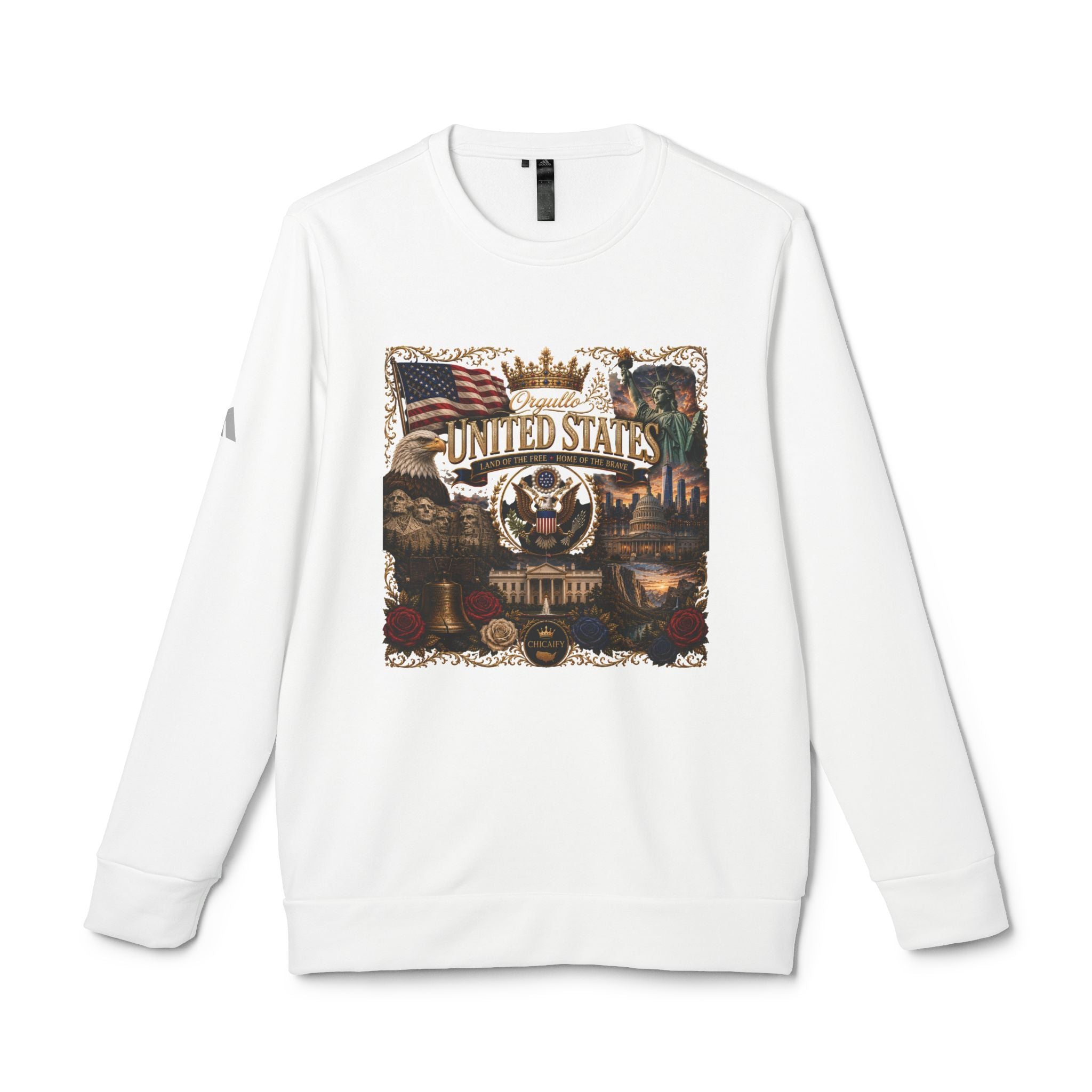 United States Heritage | Raíces Unidas Collection adidas Fleece Crewneck Sweatshirt