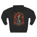 Hoodie — 'Confidentemente Única' Day of the Dead Sugar Skull Floral Hoodie