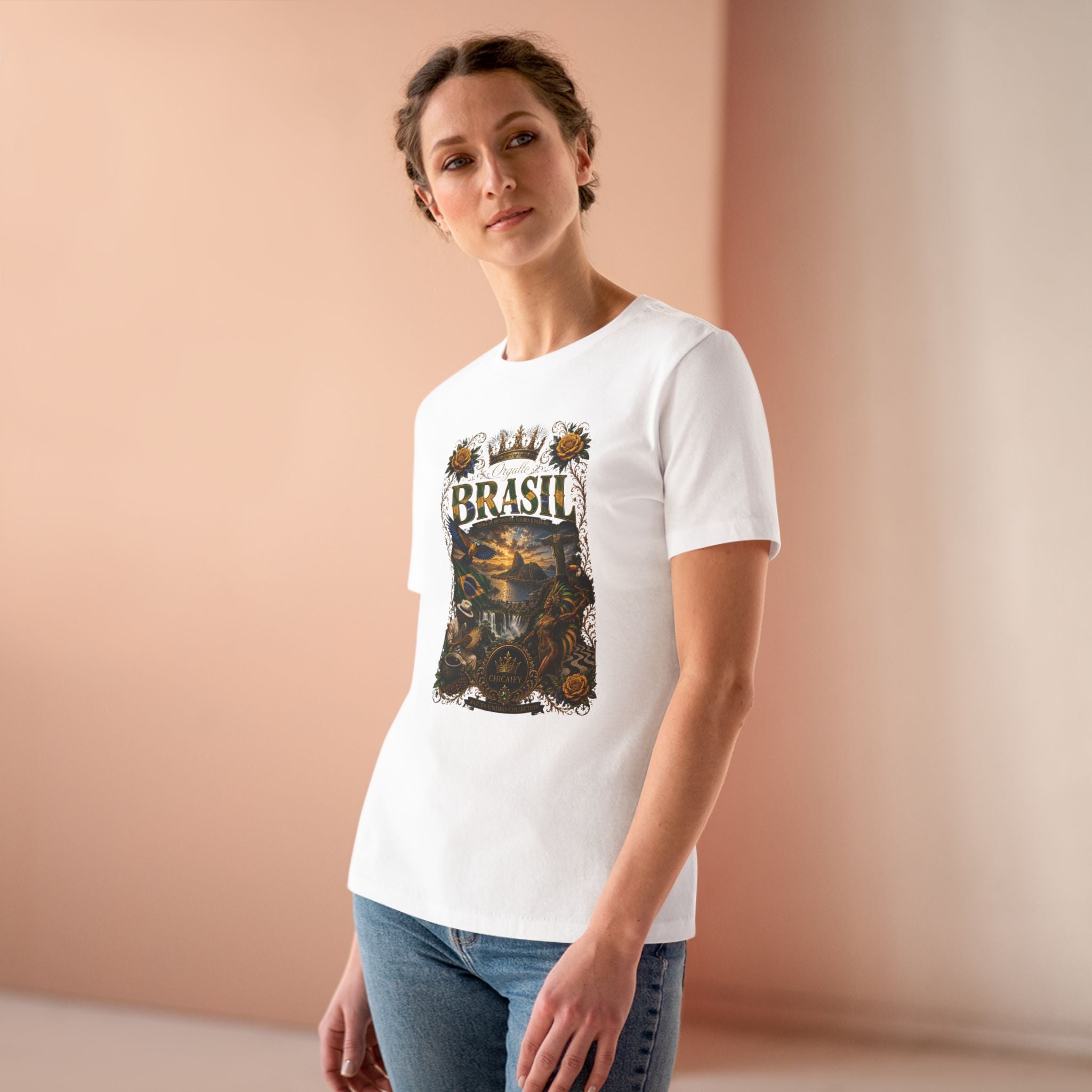 Brazil | Raices Unidas -Women's Cotton Tee