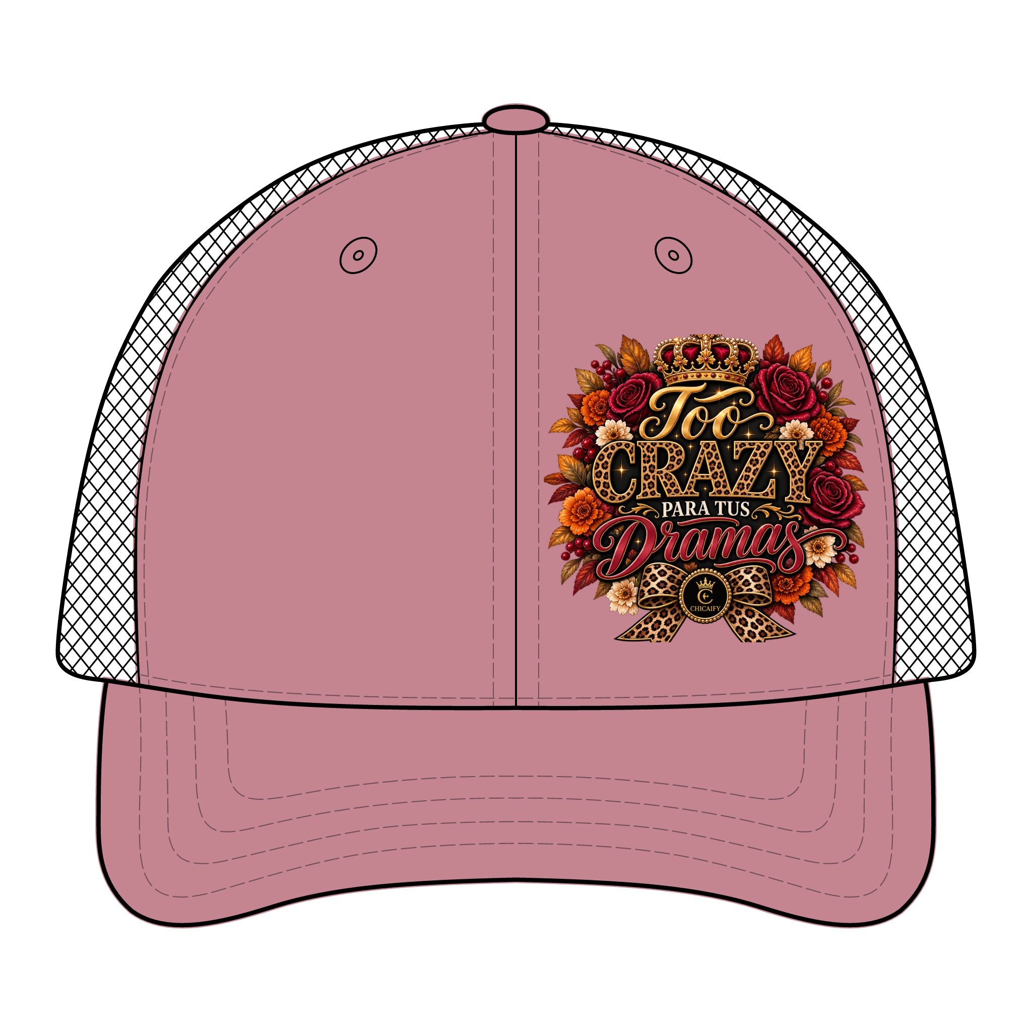 Too Crazy Para Tus Dramas – Jaguar Edition | Women's Modern Trucker Cap