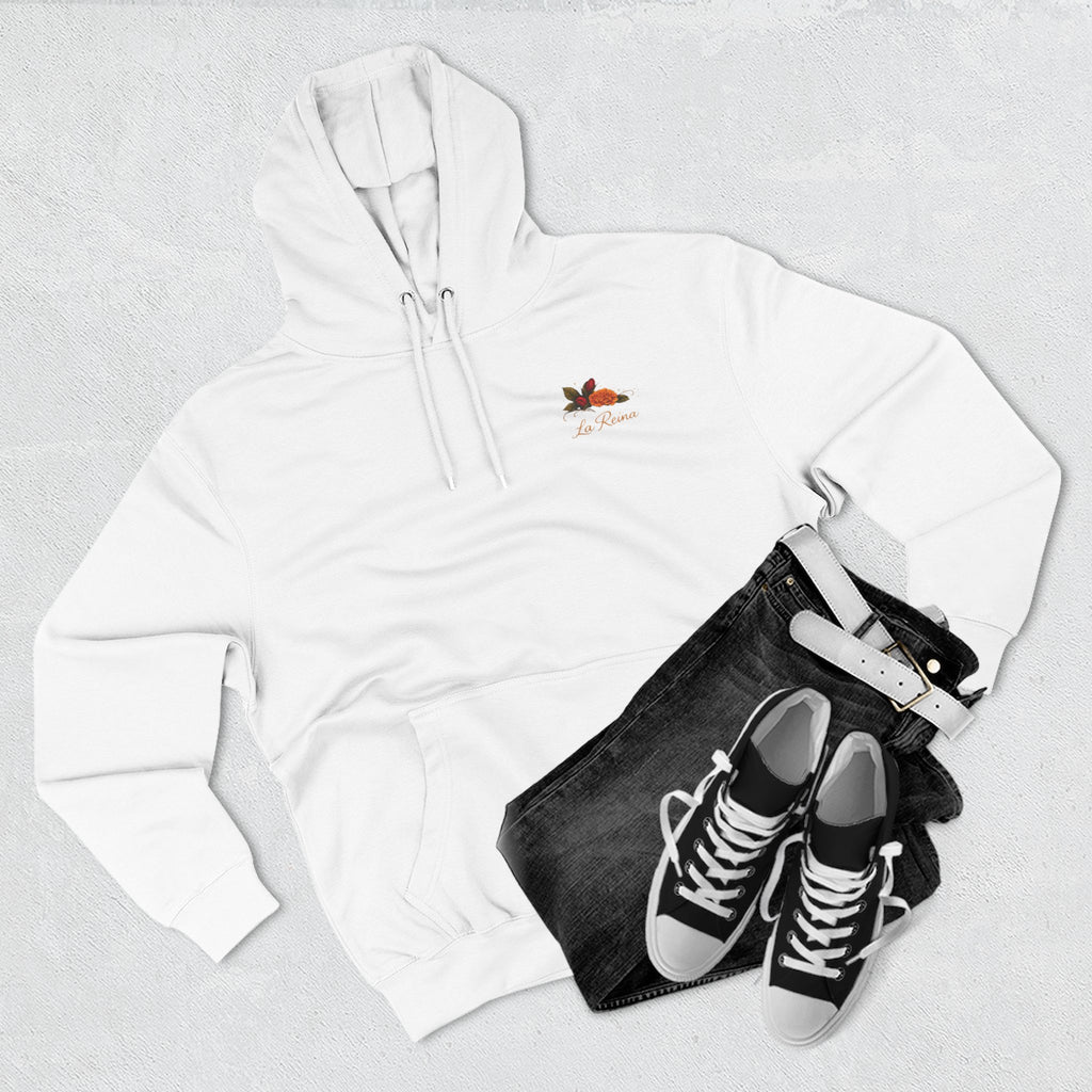 Segura Fuerte Única Hoodie — Spanish Floral Rose Inspirational Pullover