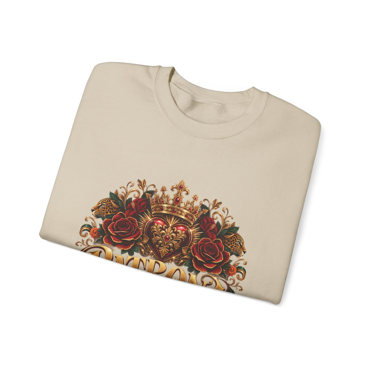 Patrona | Crowned in Power – Chicaify Collection | Unisex Heavy Blend™ Crewneck Sweatshirt