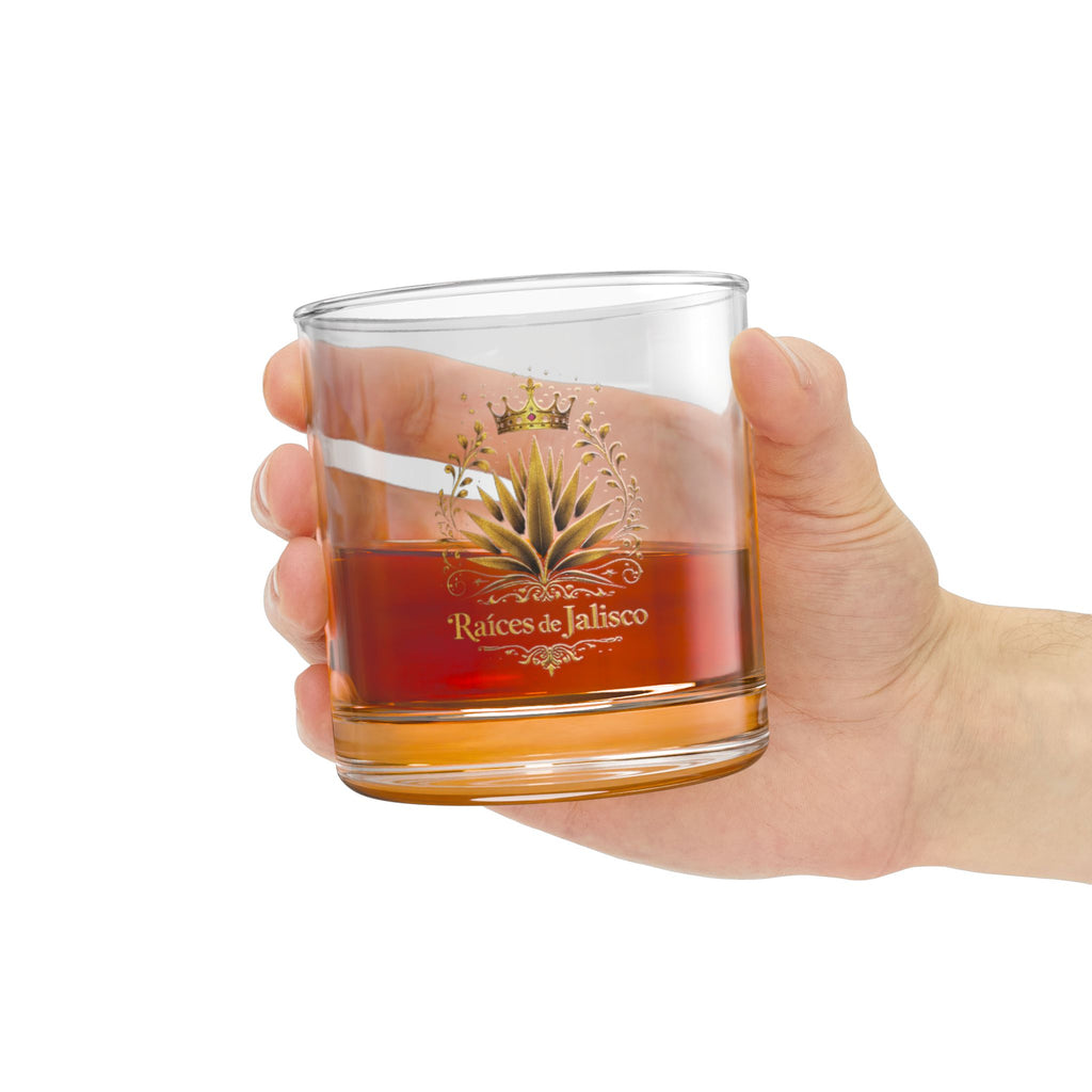 Gold Crown Agave Rocks Glass — 10oz Whiskey Tumbler