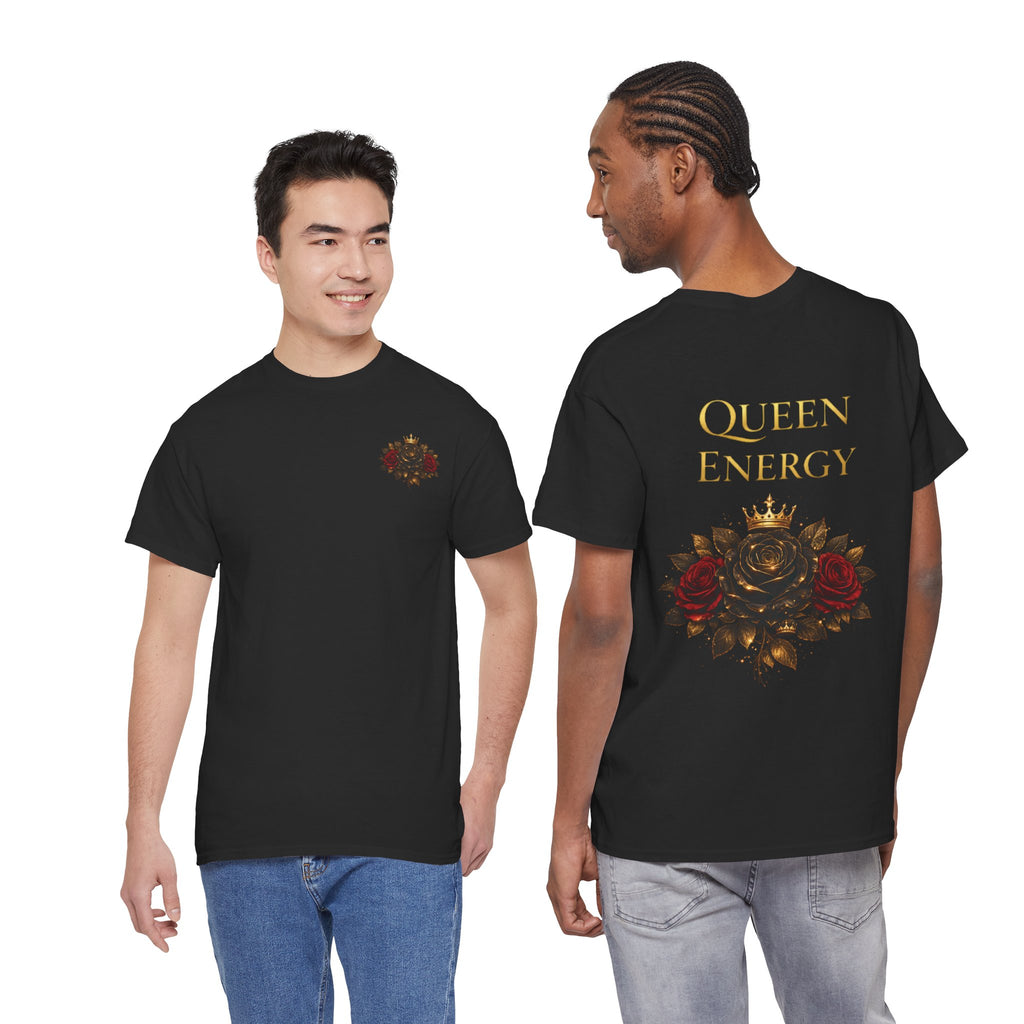 Queen Energy Tee — Floral Crown Graphic T‑Shirt
