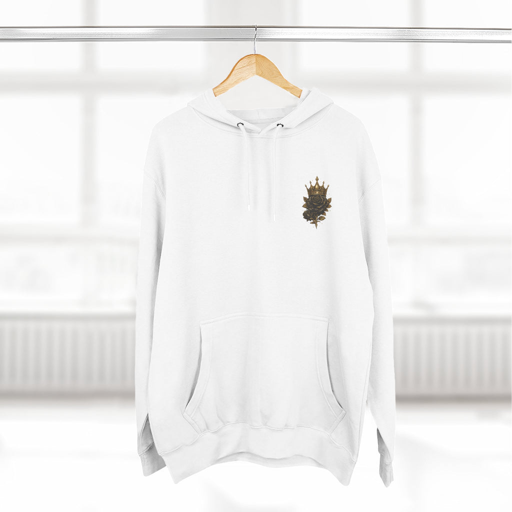 Raices de Oro Hoodie – 'Raices de Oro' Ornate Crown Graphic