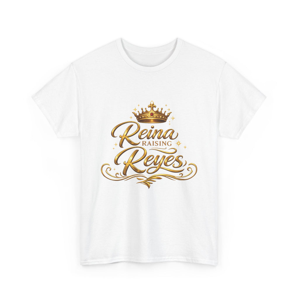 Reina Raising Reyes T-Shirt — Gold Crown Family Name Tee