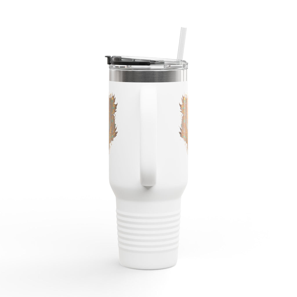 Golden Crowned Jaguar 40oz Insulated Travel Mug