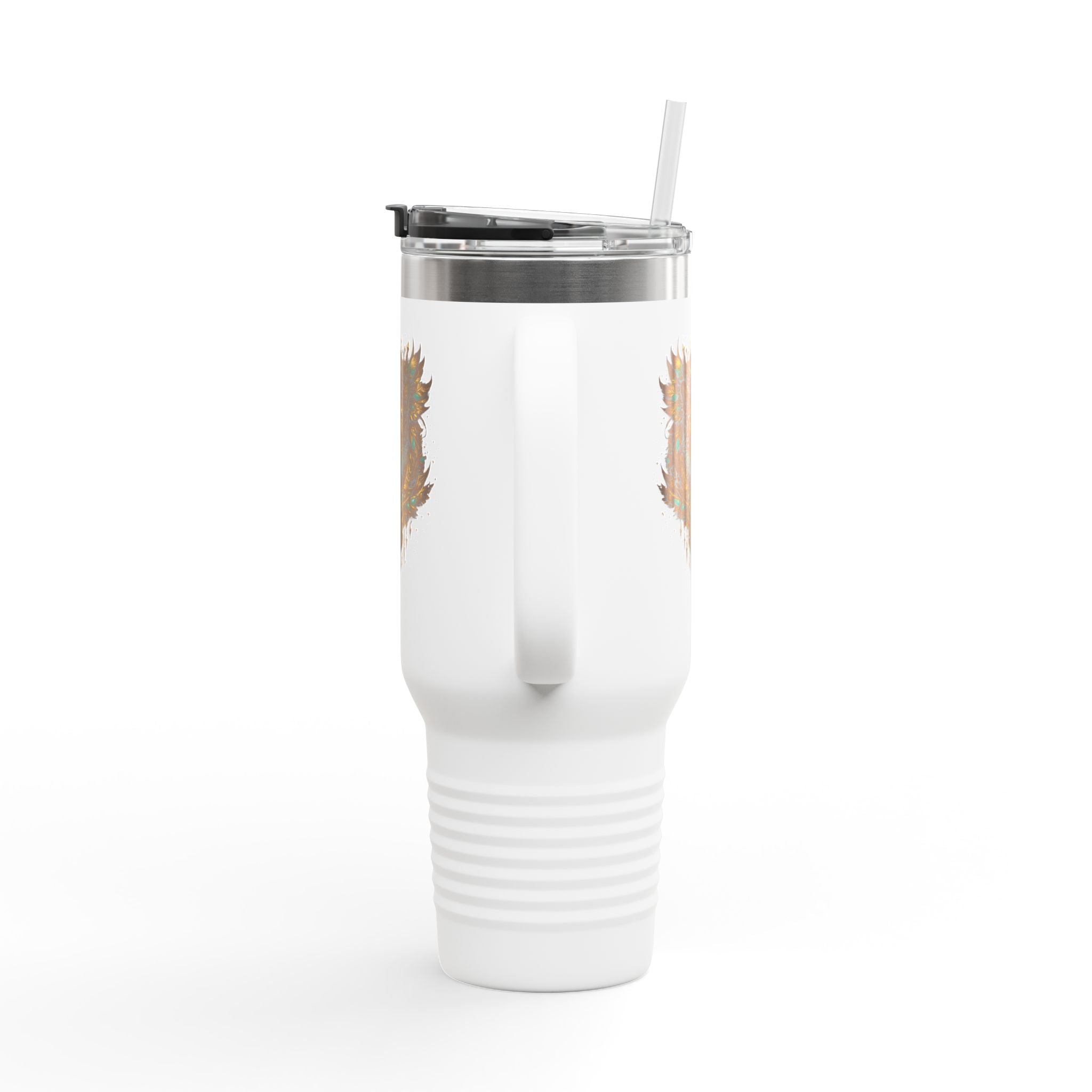 Golden Crowned Jaguar 40oz Insulated Travel Mug
