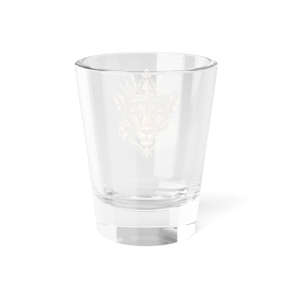 Jaguar Crown Shot Glass — Regal Animal Barware, 1.5 oz