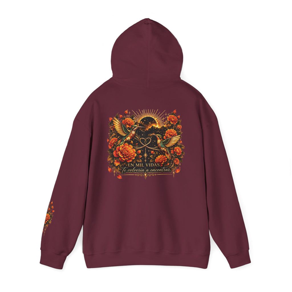 En Mil Vidas, Te Volvería a Encontrar | Chicaify | Unisex Heavy Blend™ Hooded Sweatshirt
