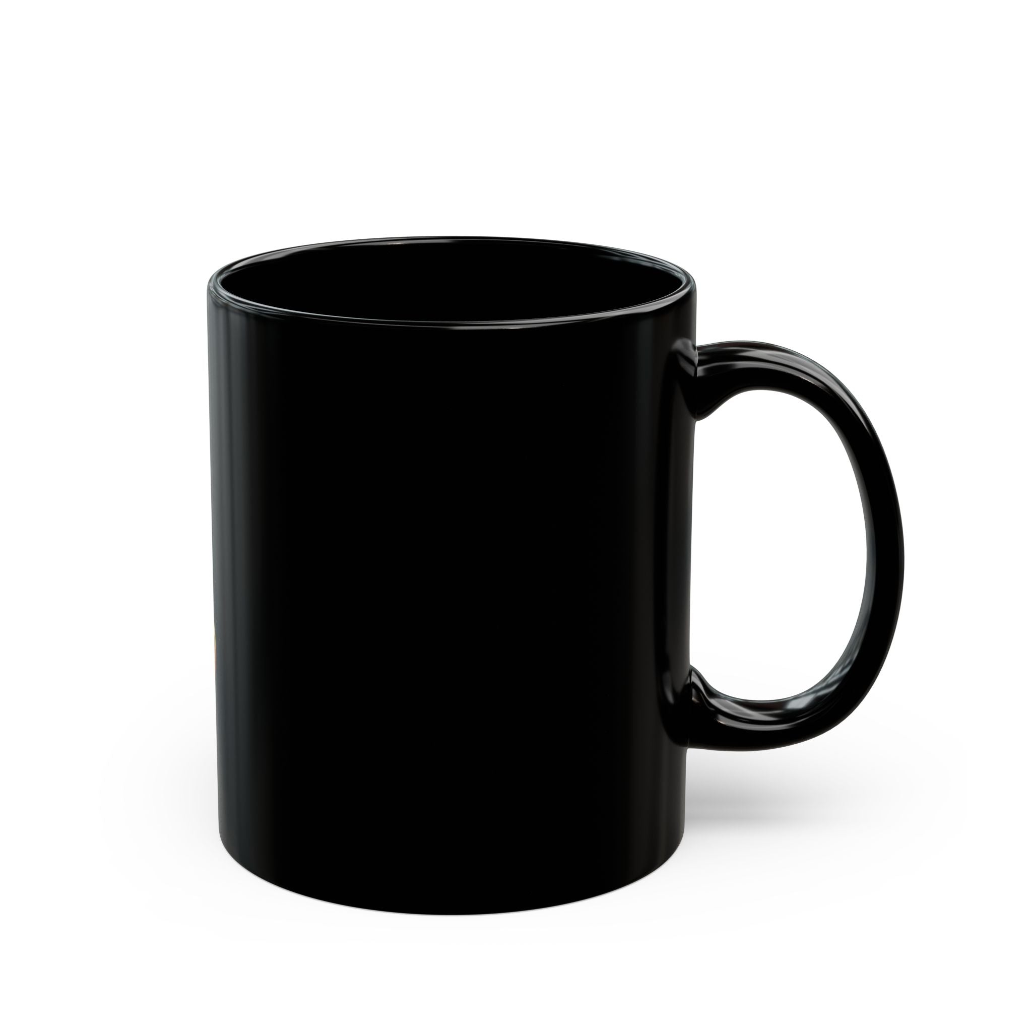 Reina Script with Crown and Rose Mug | Black 11oz 15oz