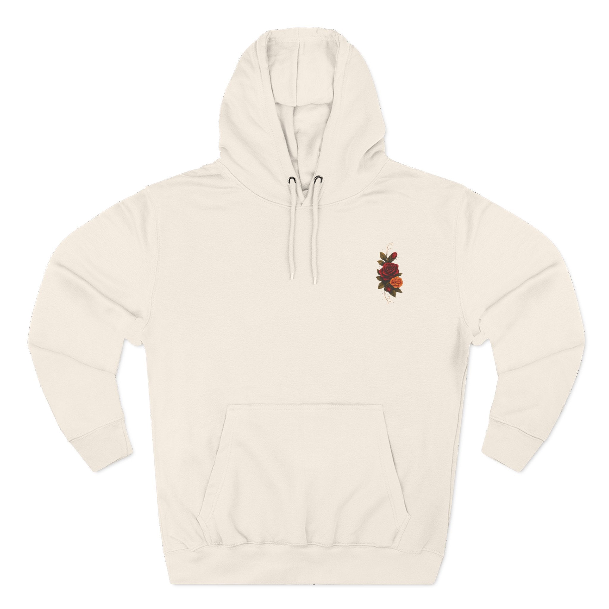 Hoodie — 'Confidentemente Única' Day of the Dead Sugar Skull Floral Hoodie