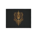 Crowned Jaguar Floor Mat — Regal Decorative Entry Rug