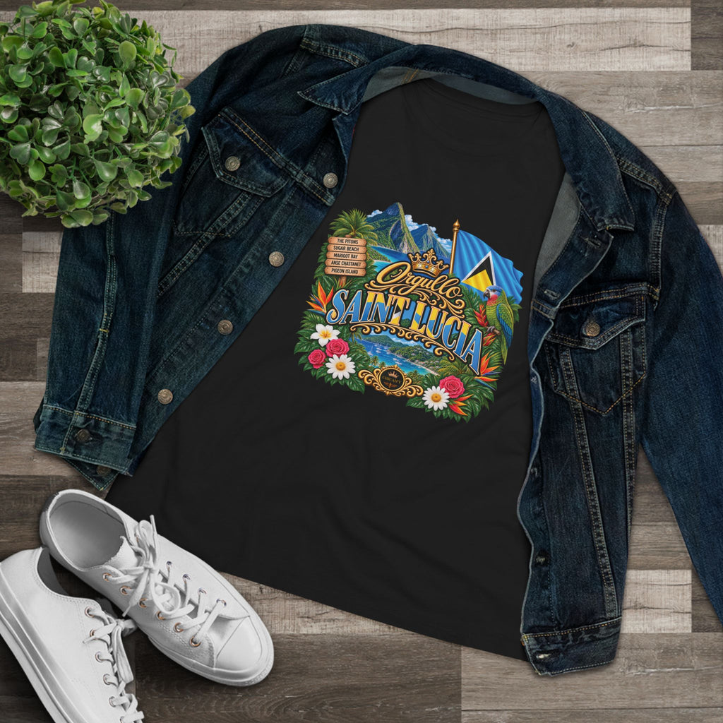 Orgullo Saint Lucia — Raíces Unidas Collection | Cotton Tee