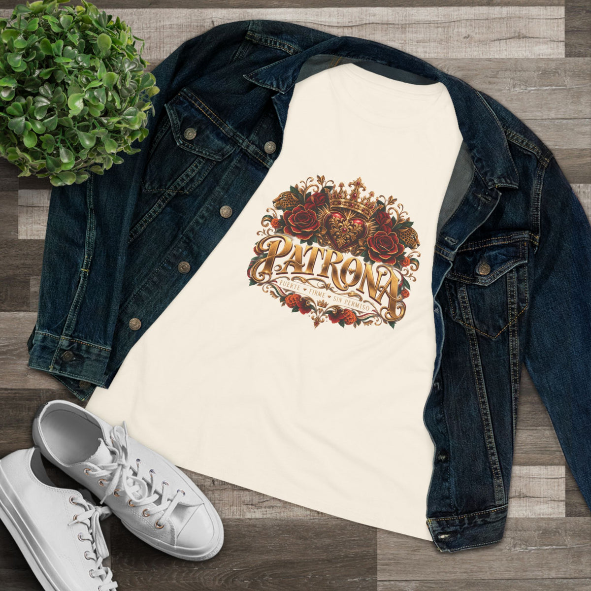 Patrona | Crowned in Power – Chicaify Collection | Women's Cotton Tee
