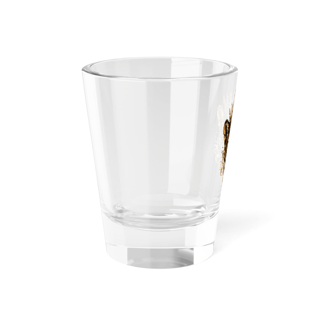 Jaguar Crown Shot Glass — Regal Animal Barware, 1.5 oz