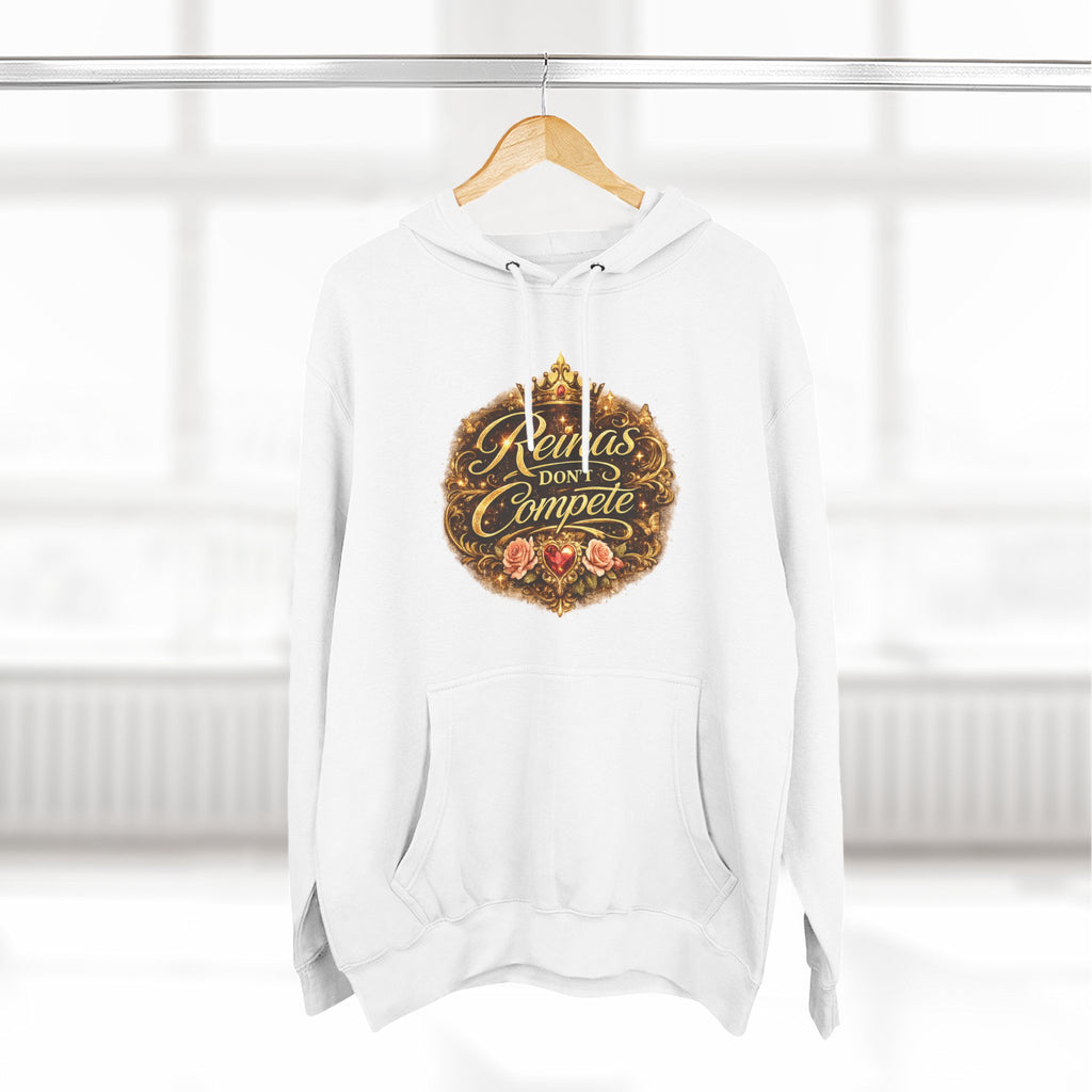 Reinas Don’t Compete hoodie | Crowned Roses Graphic Hoodie