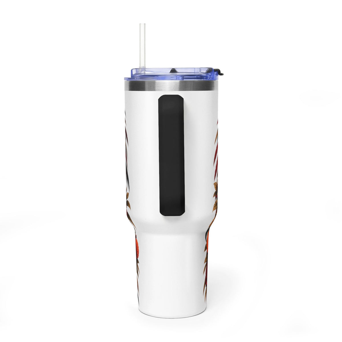 Reina Azteca: Entre Rosas y Cempasúchil | Vacuum Thermal Tumbler, 40oz
