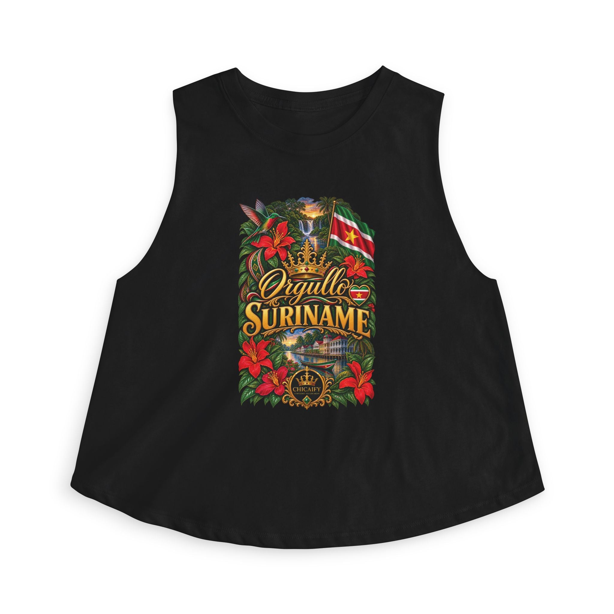 Orgullo Suriname — Raíces Unidas Collection |  Crop Top