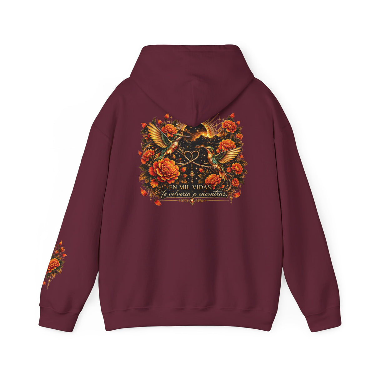 En Mil Vidas, Te Volvería a Encontrar | Chicaify | Unisex Heavy Blend™ Hooded Sweatshirt