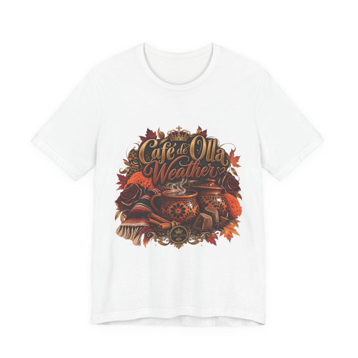 Café de Olla Weather | Mexican Fall Short Sleeve Tee