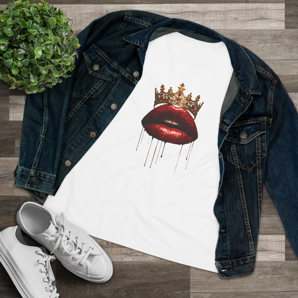 Crowned Lips Graphic Cotton Tee