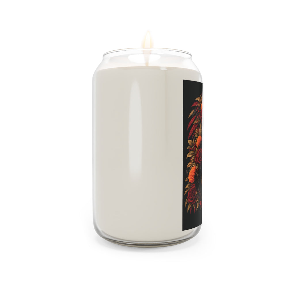 Reina Azteca: Entre Rosas y Cempasúchil | Scented Soy Candles, 13.75oz