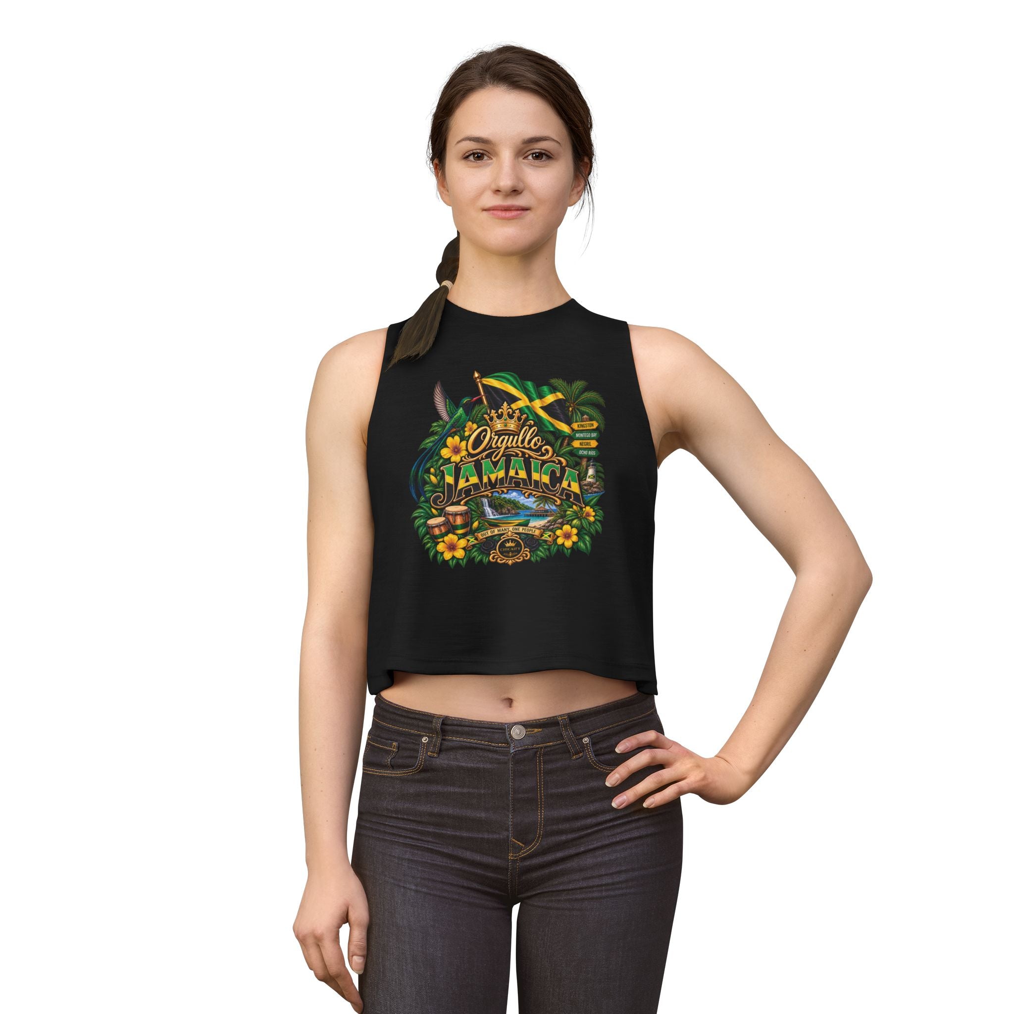 Orgullo Jamaica — Raíces Unidas Collection |  Crop Top