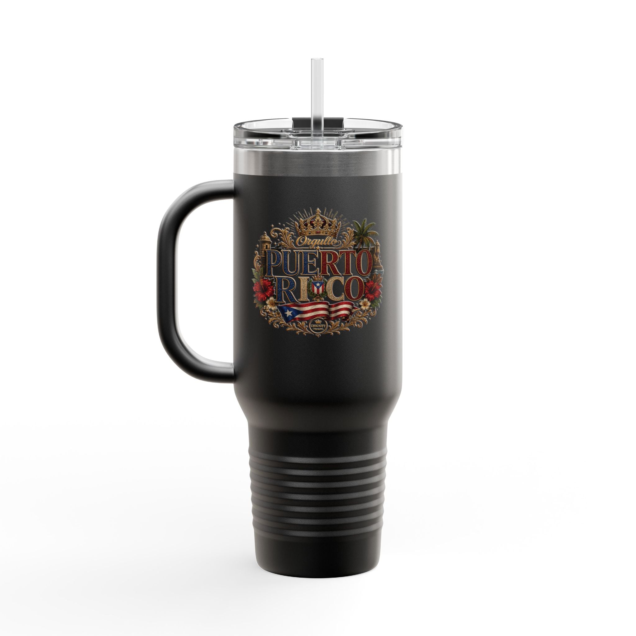 Isla de Orgullo | Puerto Rico Heritage Insulated Travel Mug, 40oz