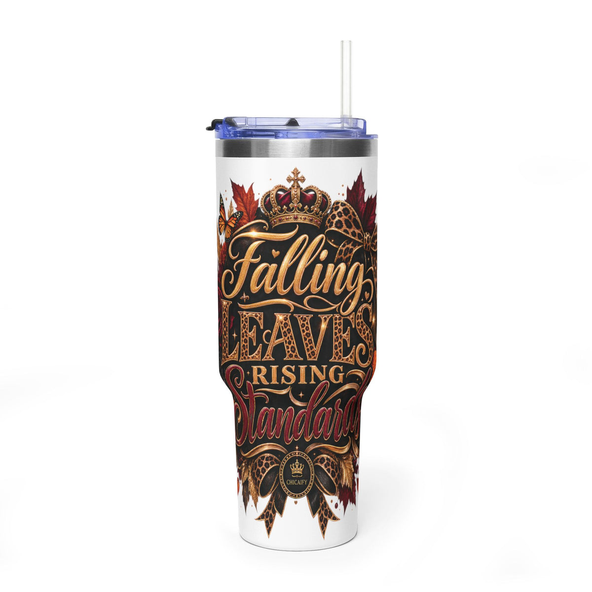 Falling Leaves, Rising Standards | Vacuum Thermal Tumbler, 40oz