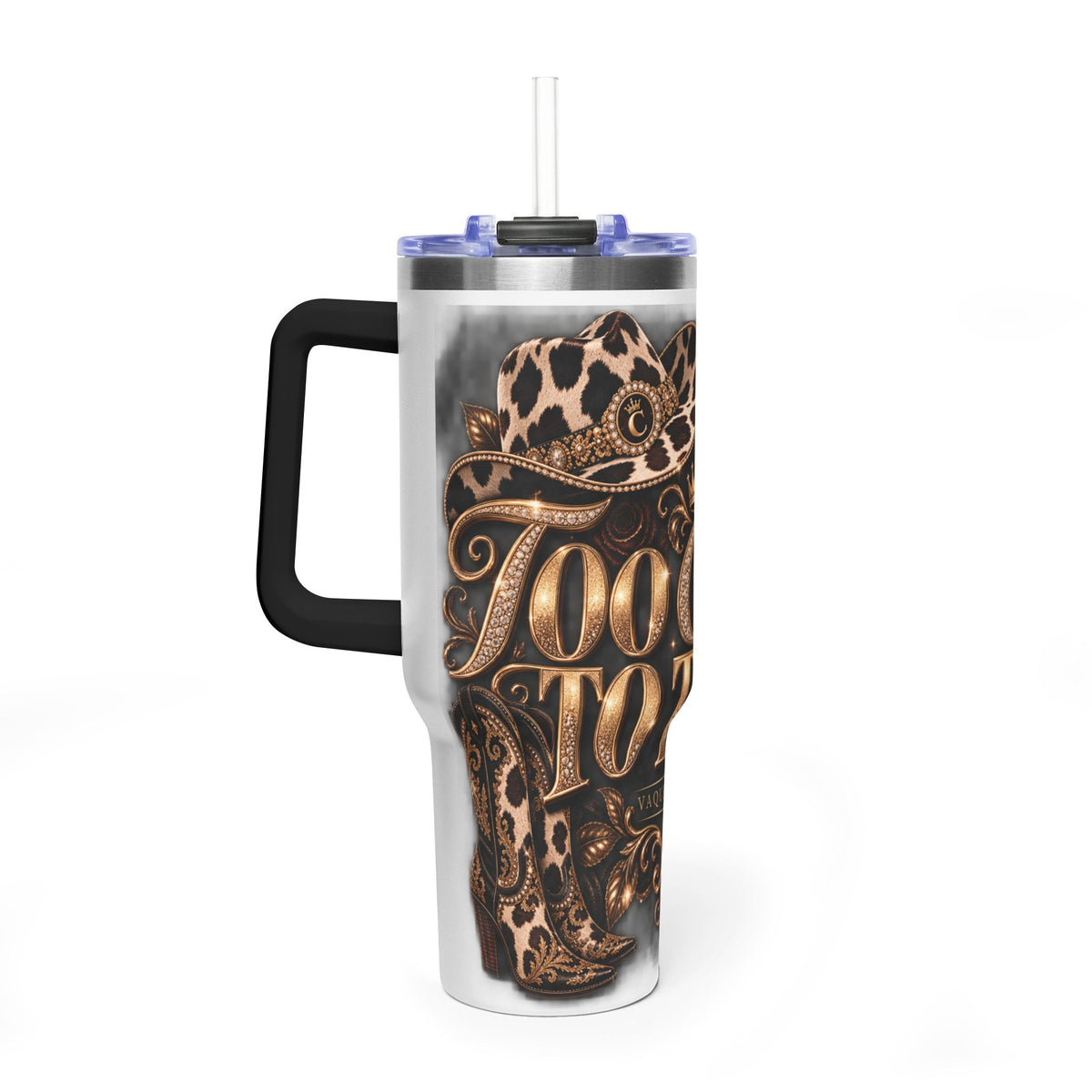 Vaquera Lux – Too Glam to Tame | Vacuum Thermal Tumbler, 40oz
