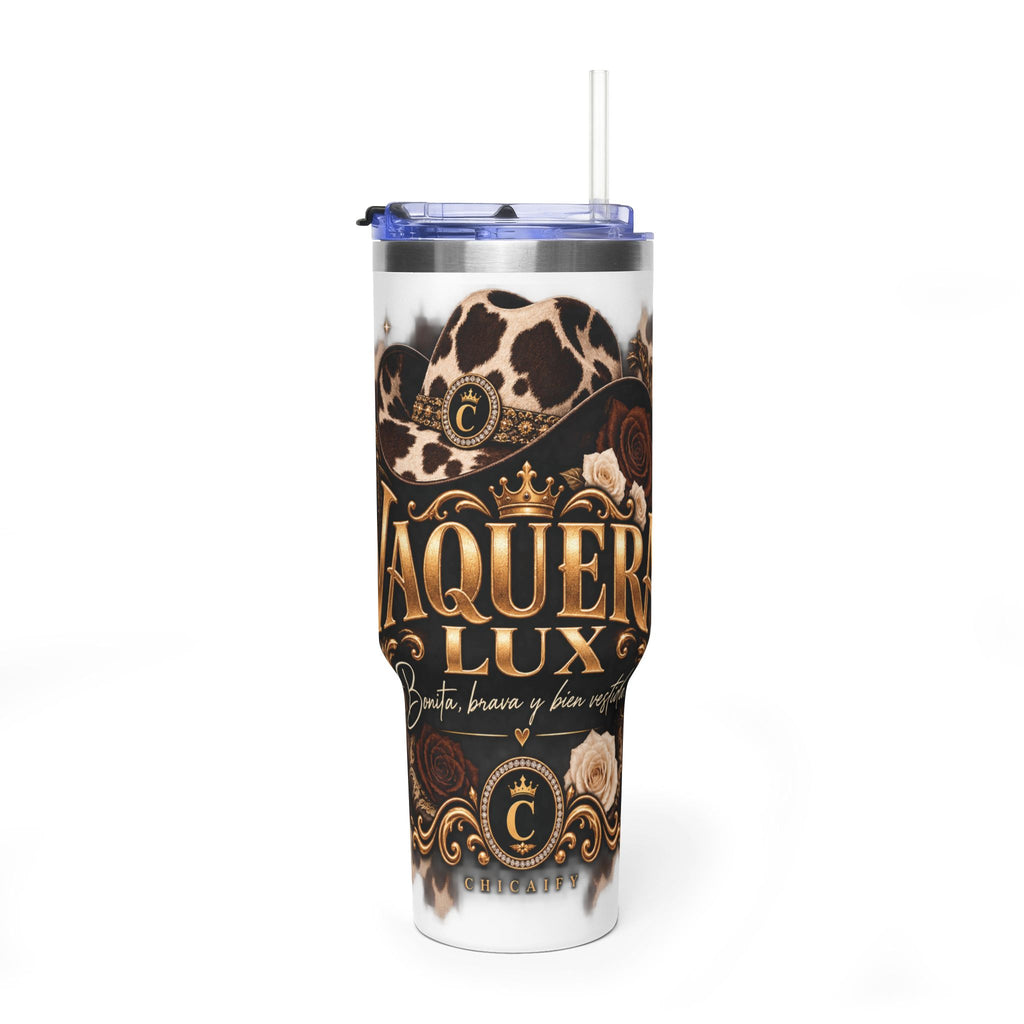 Vaquera Lux – Bonita, Brava y Bien Vestida | Vacuum Thermal Tumbler, 40oz