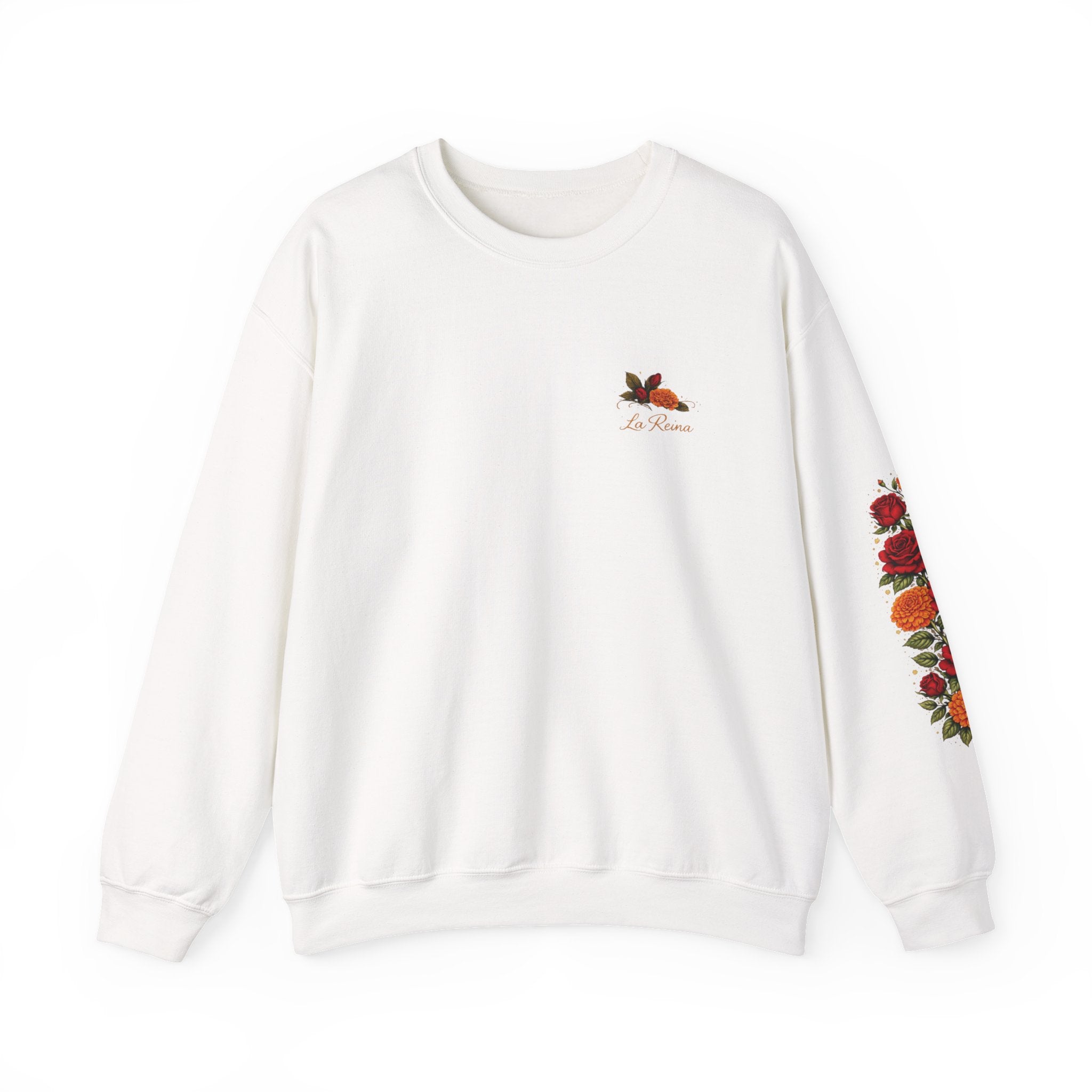 Floral "Hecha de Fuerza y Flores" Sweatshirt