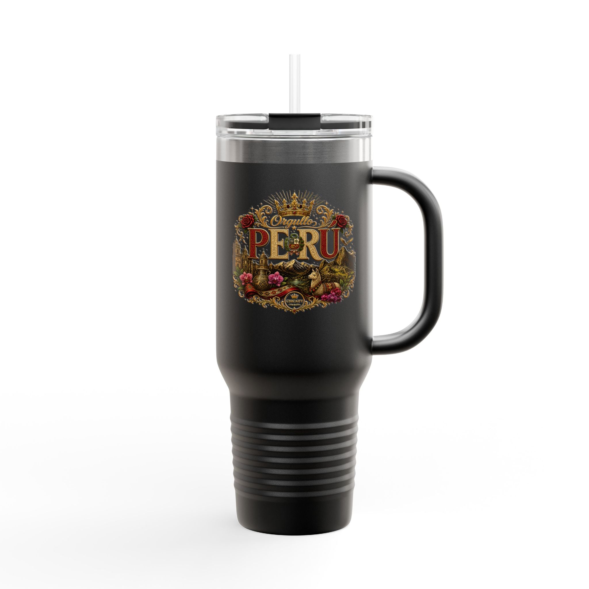 Orgullo Perú Insulated Travel Mug, 40oz