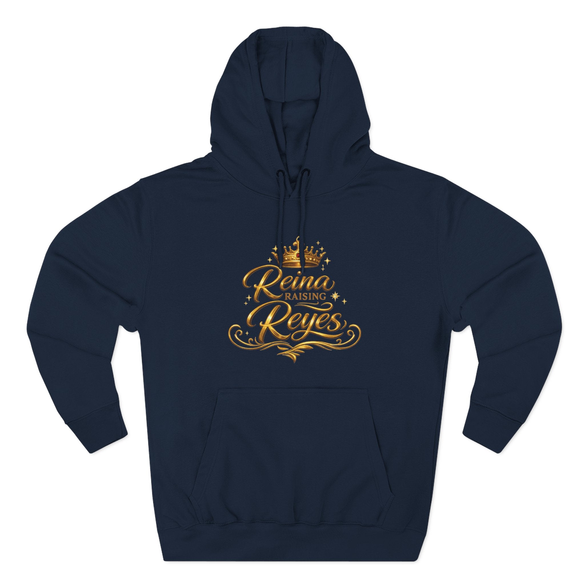 Reina Raising Reyes Hoodie | Crown Script Family Name Design