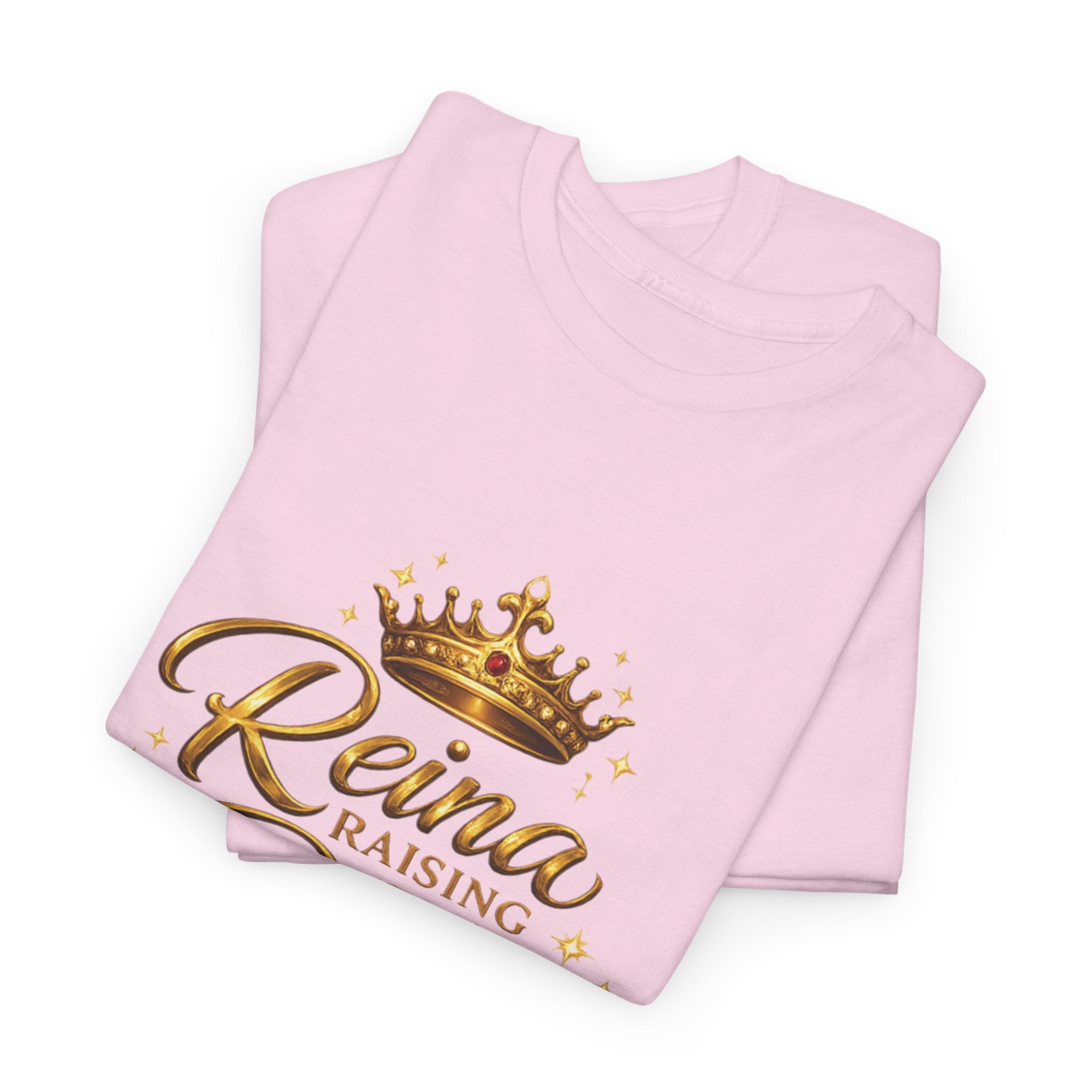 Reina Raising Reyes T-Shirt — Gold Crown Family Name Tee