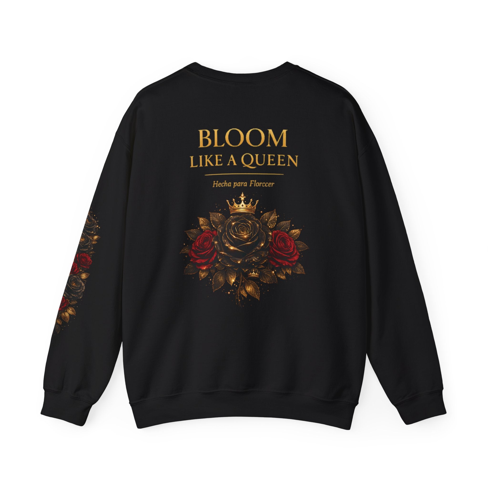 Bloom Like a Queen Sweatshirt — Floral Crown Crewneck