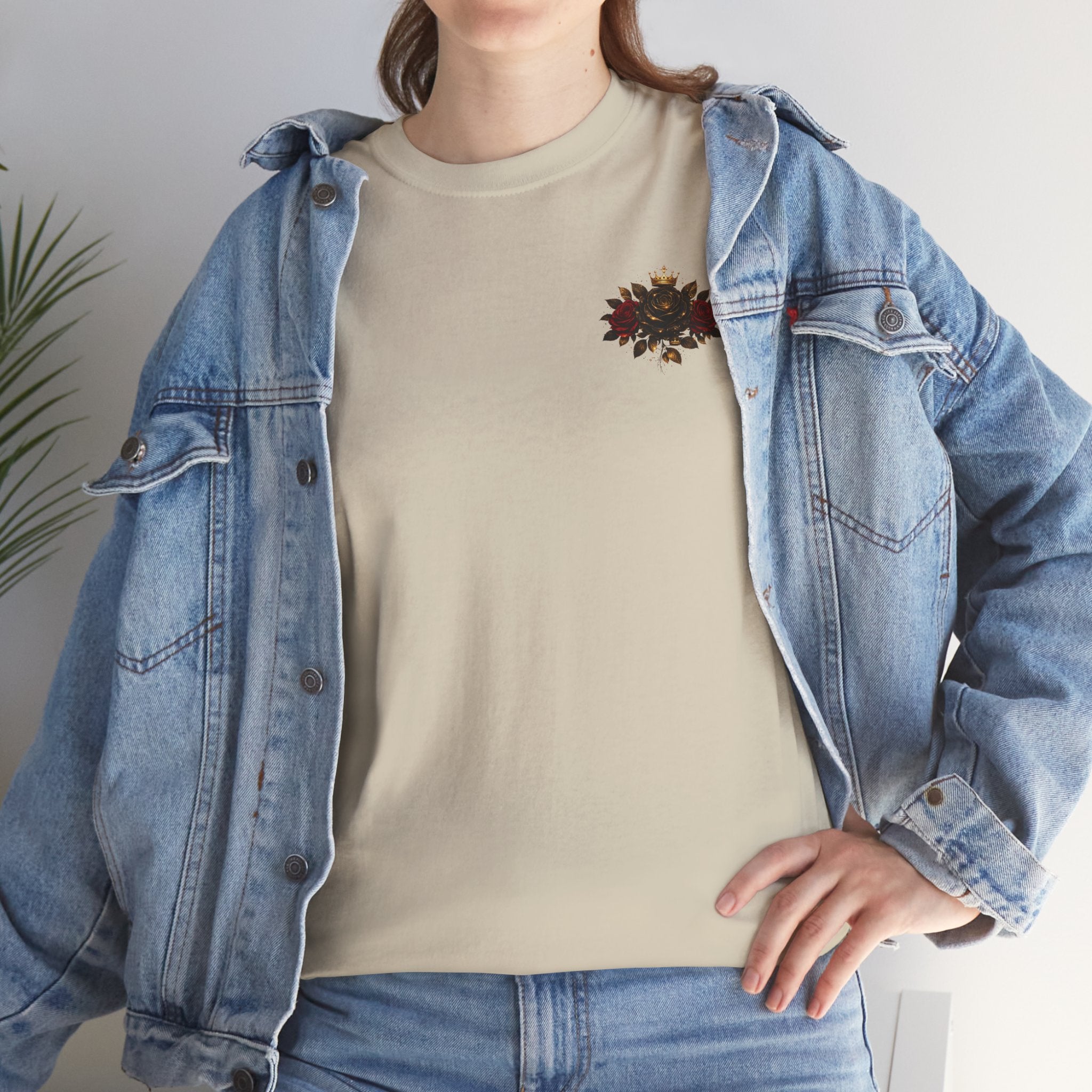 Queen Energy Tee — Floral Crown Graphic T‑Shirt