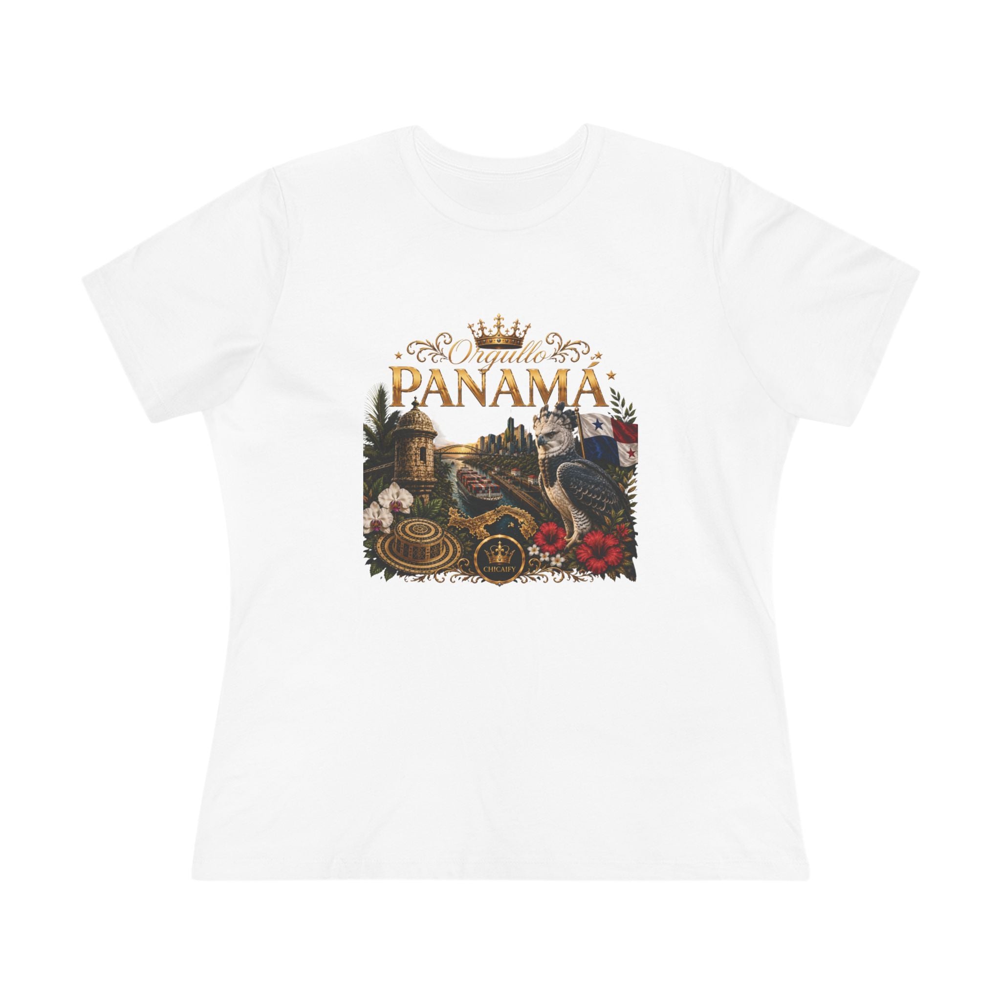 Orgullo Panamá — Raíces Unidas Women's Cotton Tee