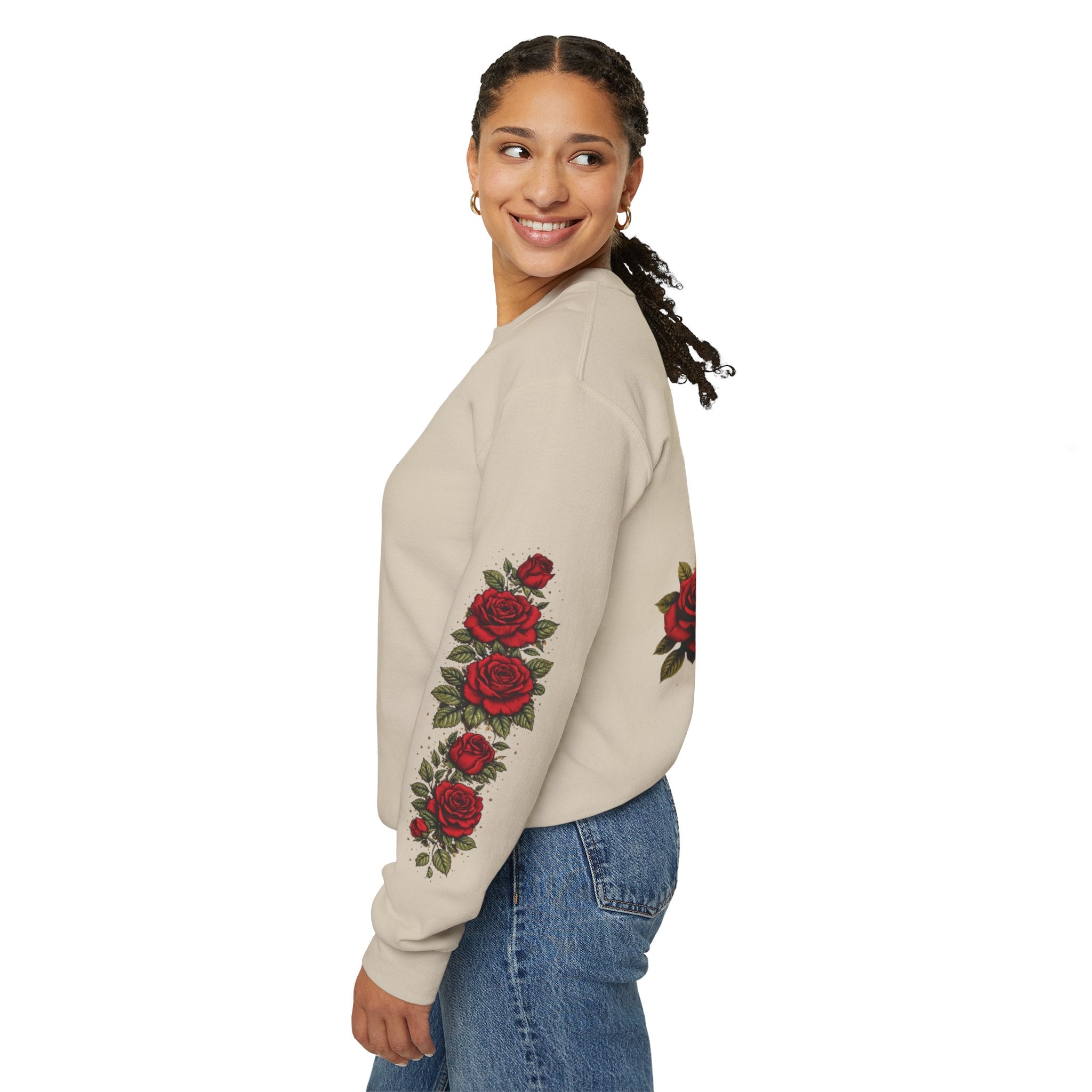 Jefa Energy Crewneck Sweatshirt — Rose & Crown Graphic