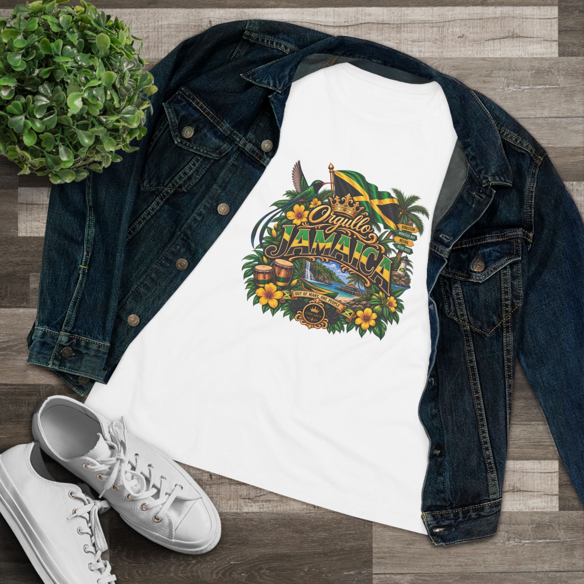 Orgullo Jamaica — Raíces Unidas Collection |  Cotton Tee