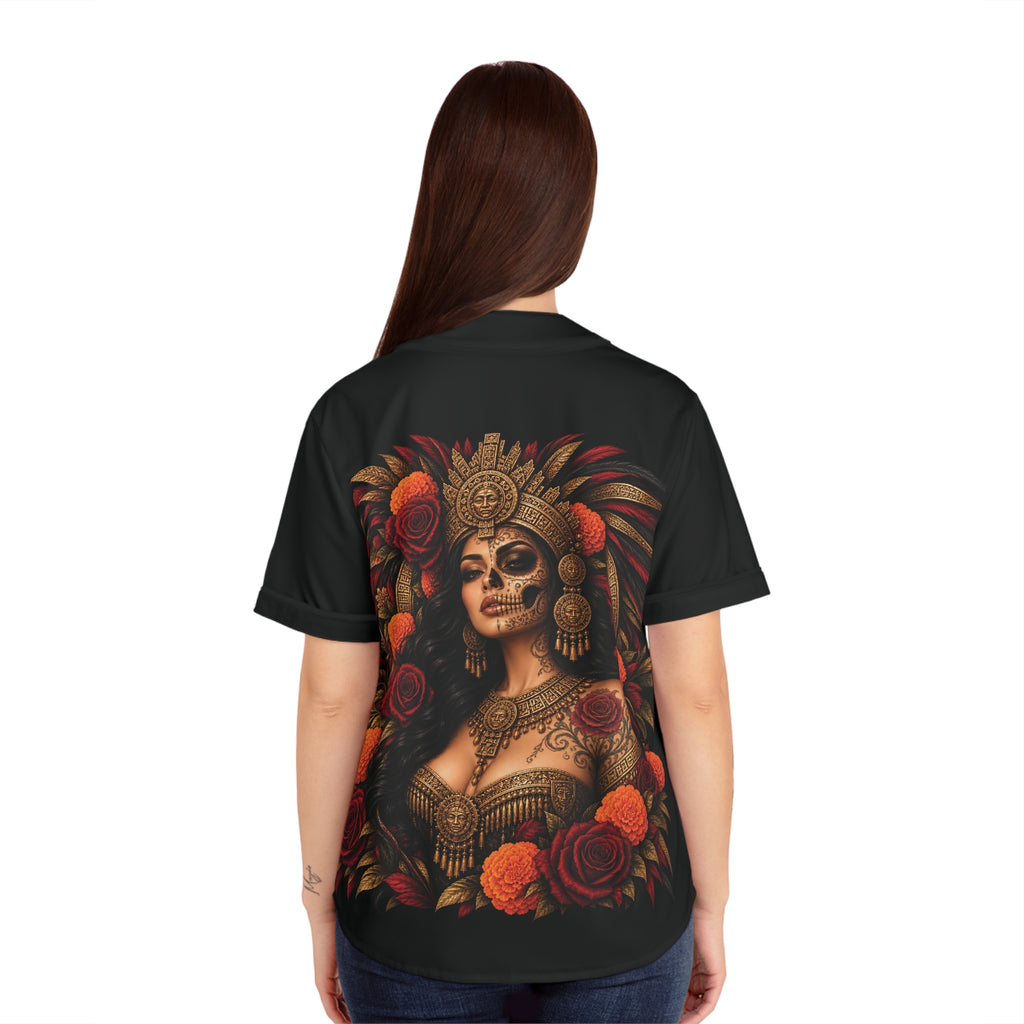 Reina Azteca: Entre Rosas y Cempasúchil | 9Women's Jersey