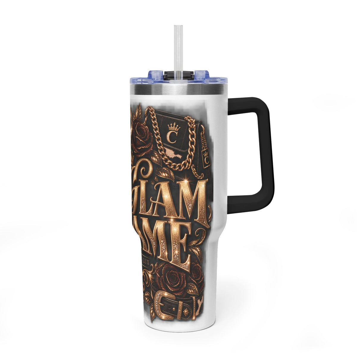 Vaquera Lux – Too Glam to Tame | Vacuum Thermal Tumbler, 40oz