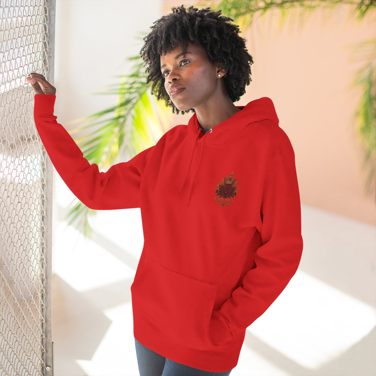 Adelita Rebelde – No Nací Para Obedecer |Three-Panel Fleece Hoodie
