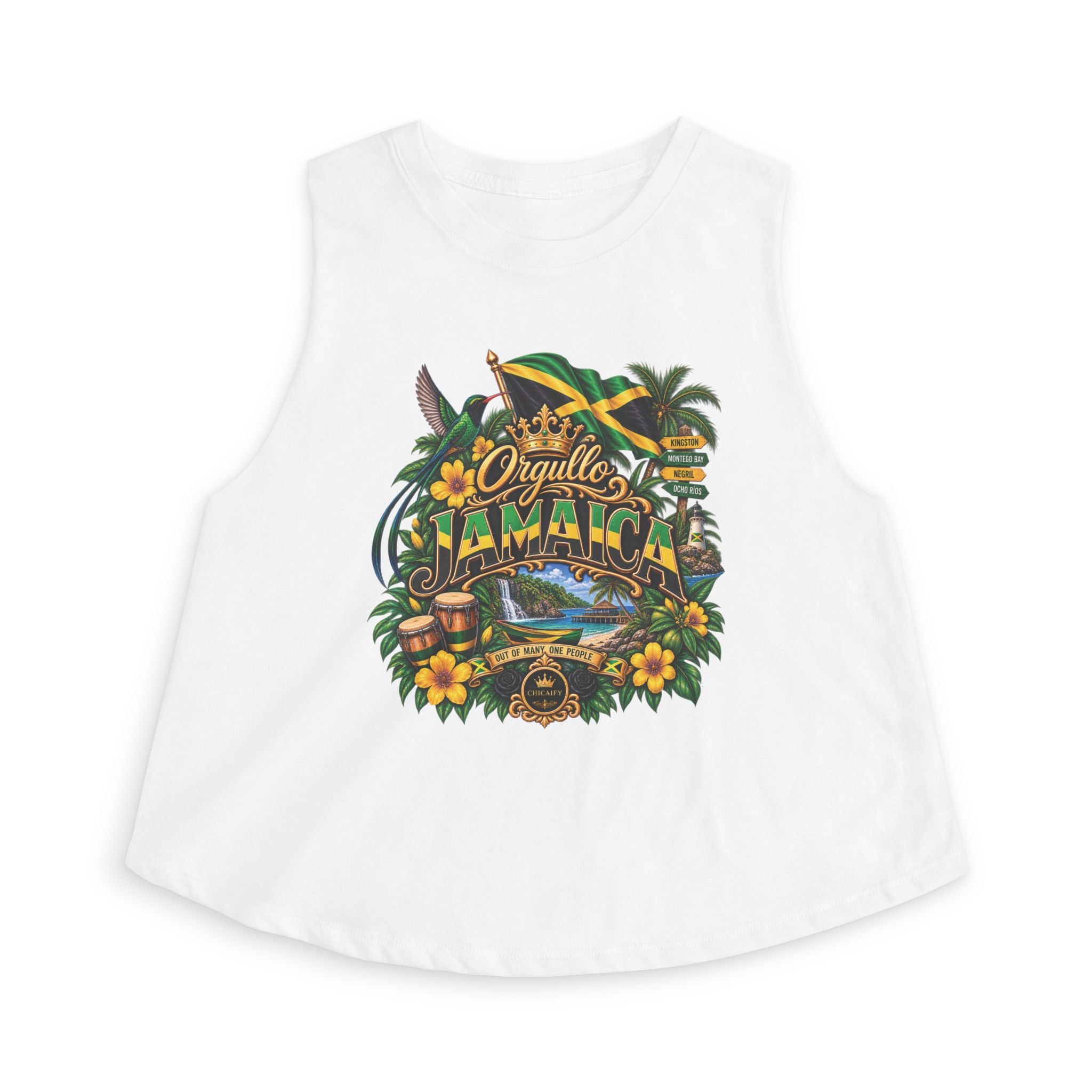 Orgullo Jamaica — Raíces Unidas Collection |  Crop Top
