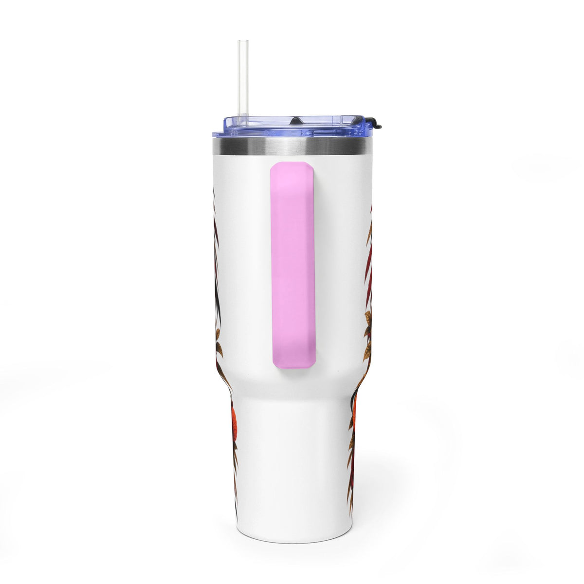 Reina Azteca: Entre Rosas y Cempasúchil | Vacuum Thermal Tumbler, 40oz