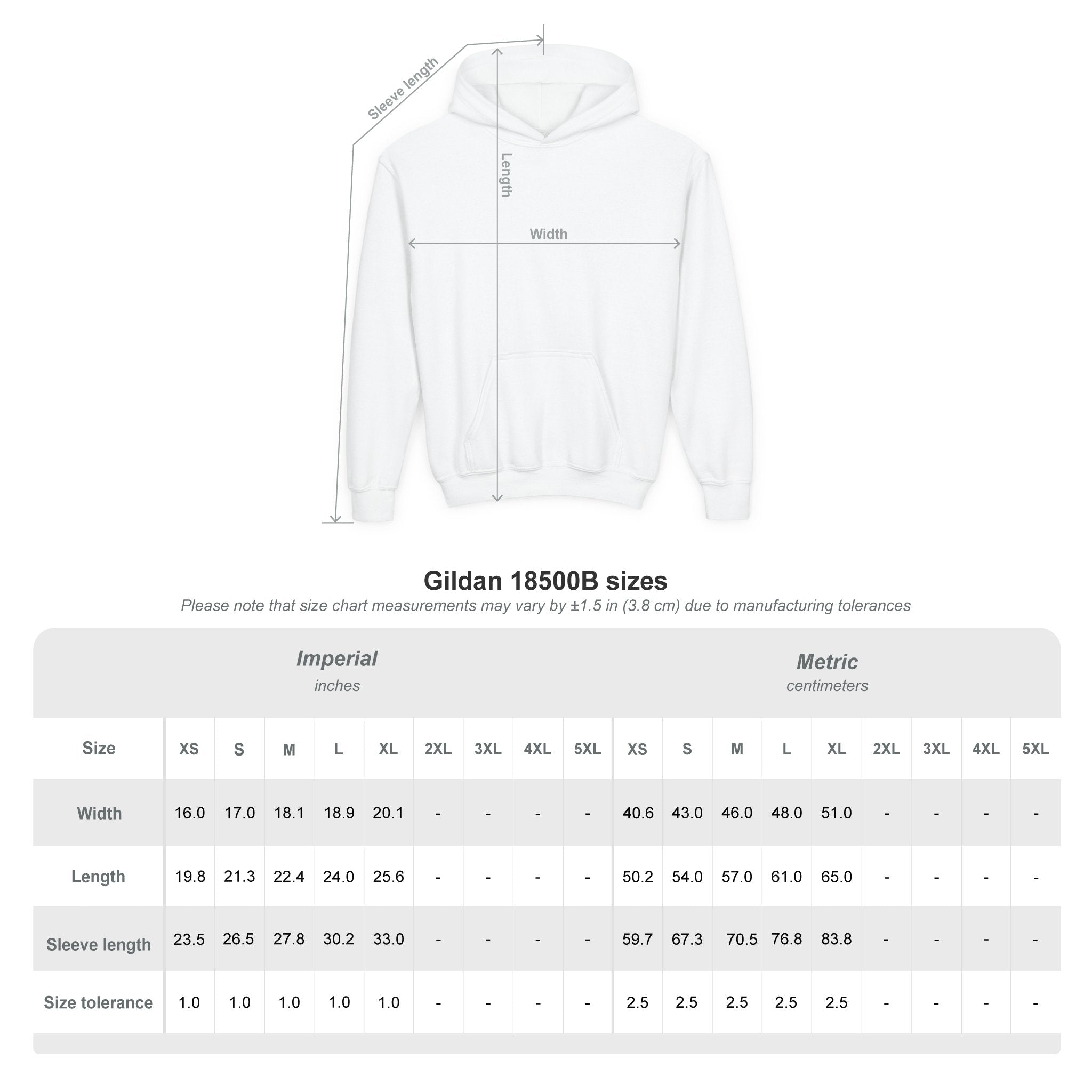 Youth Hoodie — "Raised by a Reina" Crowned Royalty Sweatshirt
