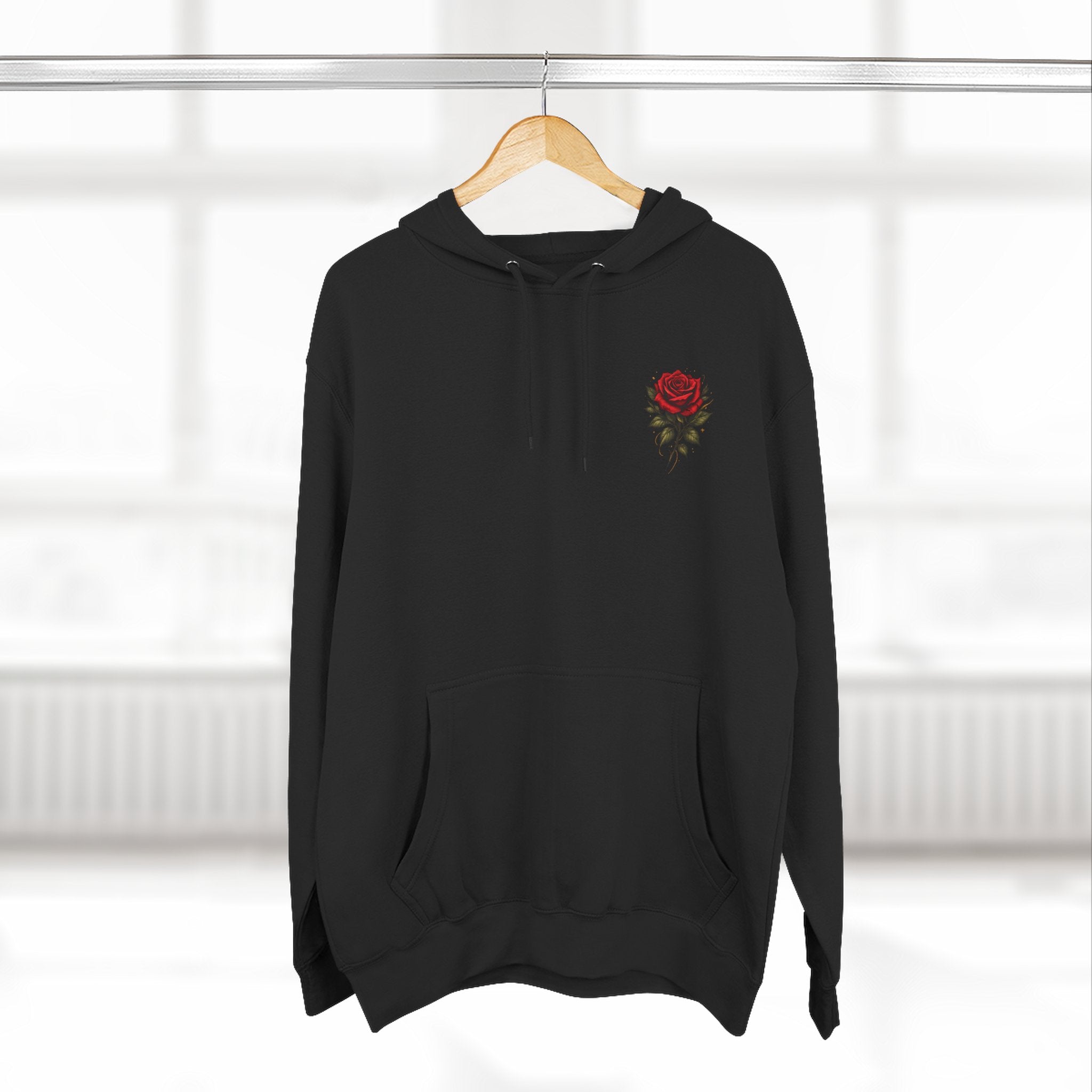 Rose Crown— "Soft Heart Cold Mind" Graphic Pullover Hoodie