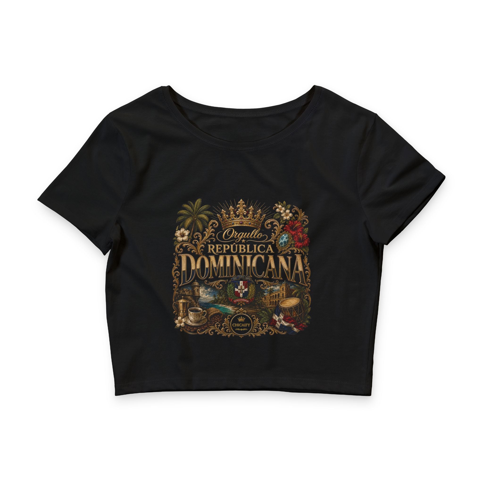 Alma Quisqueyana | República Dominicana Heritage Crop Tee