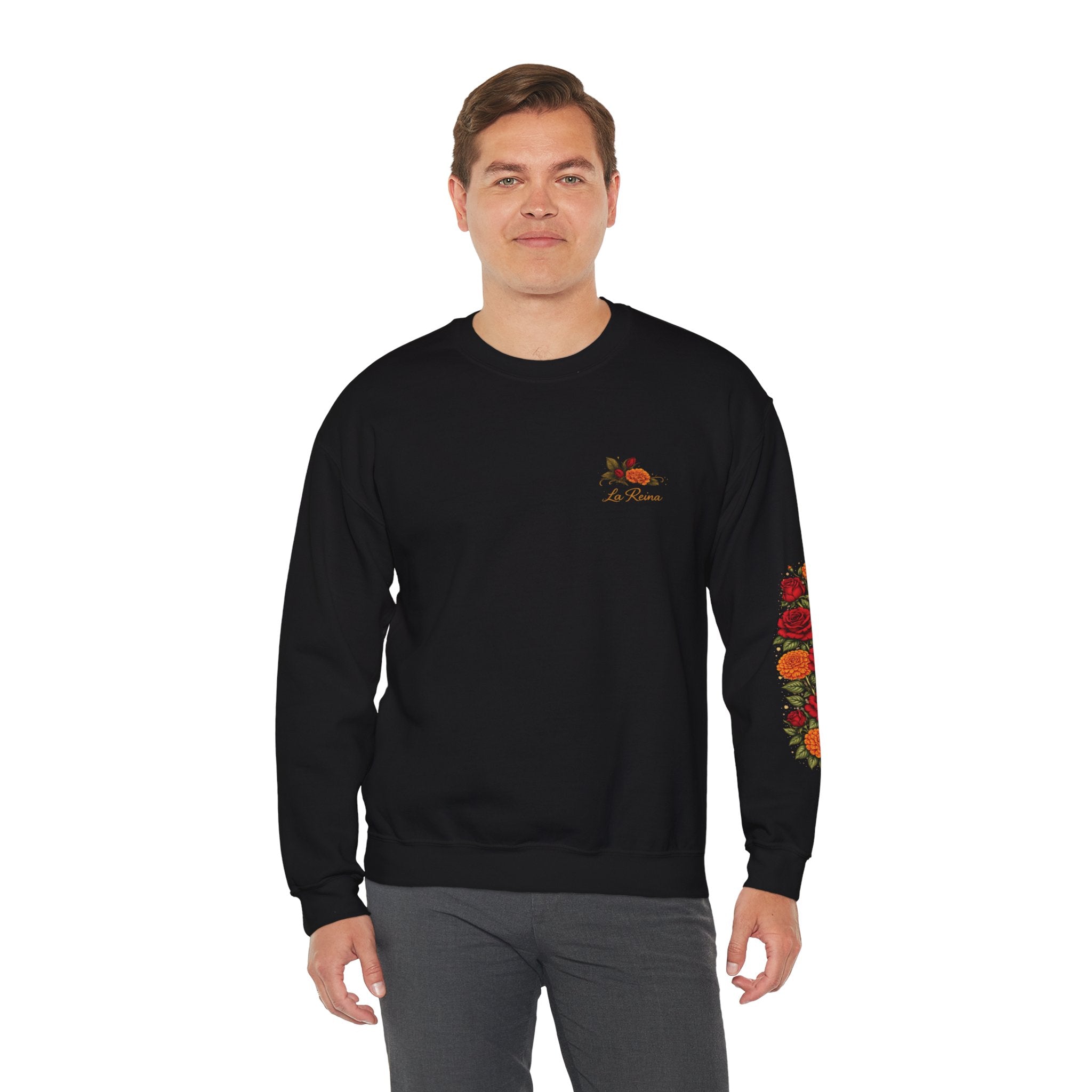 "Segura. Fuerte. Única." Rose Bouquet Sweatshirt